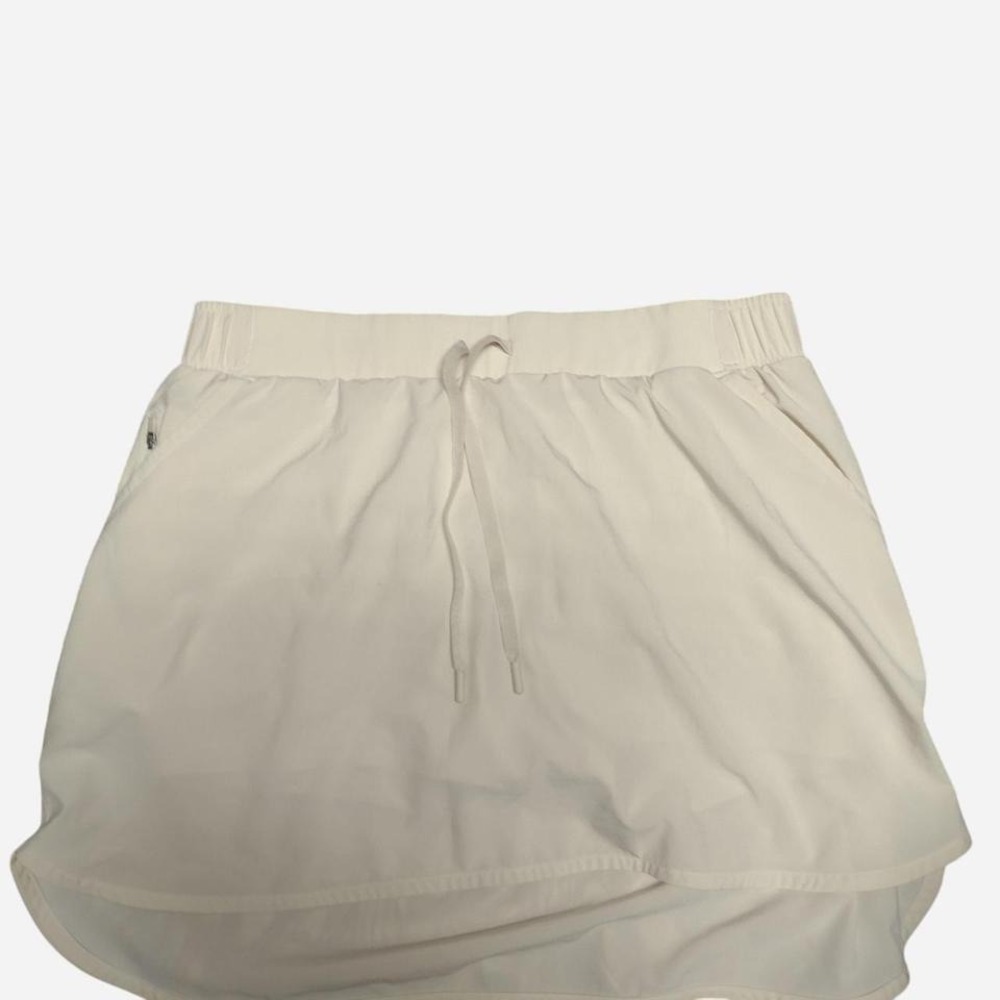 Large white Skort fitness walking cozy spring sporty tennis gym